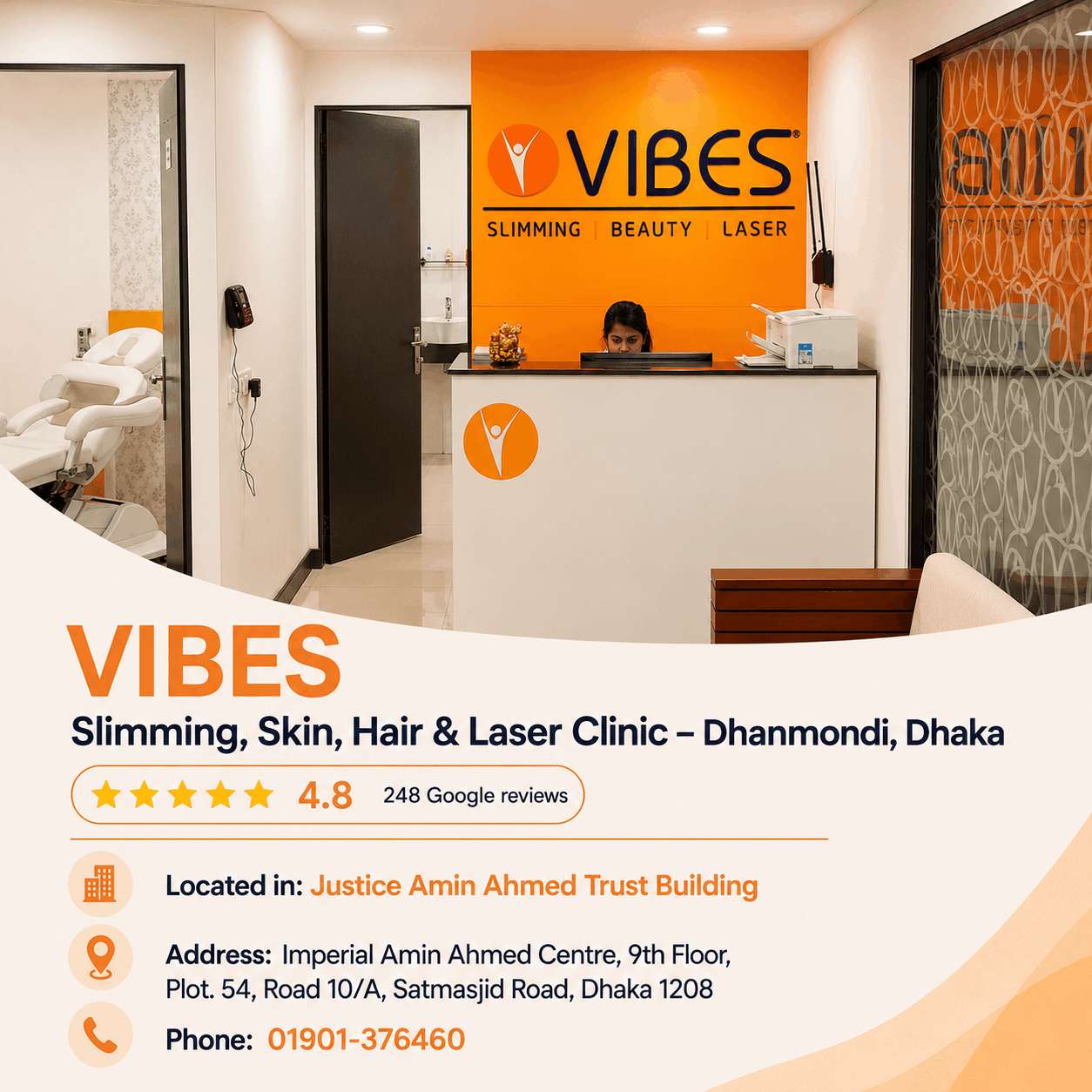 VIBES Slimming, Skin, Hair & Laser Clinic – Dhanmondi, Dhaka